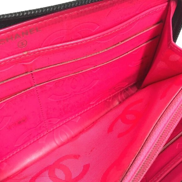 CHANEL Cambon Line CC CC Mark Long wallet Zip Around Long Wallet - Picture 10 of 14